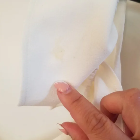 Chelsea 28 Off shoulder white jumpsuit size M - Picture 10 of 11